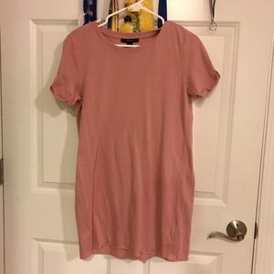 Forever 21 t-shirt dress pink size small
